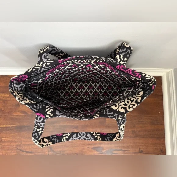 Vera Bradley Pleated Tote Bag Canterberry Magenta Bags